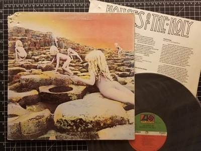 LED ZEPPELIN Houses Of The Holy LP 1973 1ST PRESS w/ INNER Plant PAGE VG/VG RL - Image 1 of 4