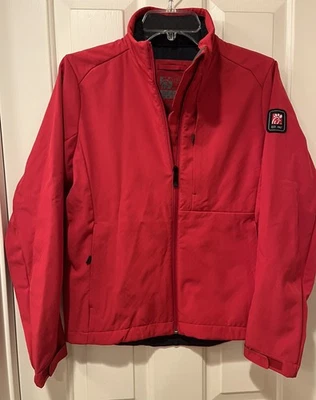 Chaqueta Chick Fil A Mujer/Unisex Pequeña Roja OOBE Cremallera Completa Uniforme Ropa de Trabajo Forrada Foto 1 de 4