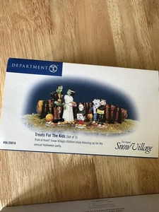 Department 56 Snow Village Halloween Leckereien für die Kinder 3er Set 56.55016 - Bild 1 von 8