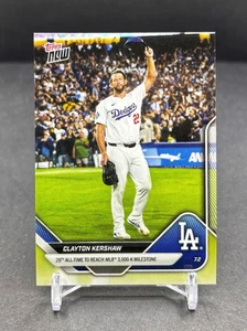 2025 MLB Topps Now - CLAYTON KERSHAW - 3.000 K’s Milestone - LA Dodgers #373 - Bild 1 von 2