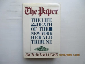 The Paper by Richard Kluger (1986) RARE 1ST EDITION! - Foto 1 di 8