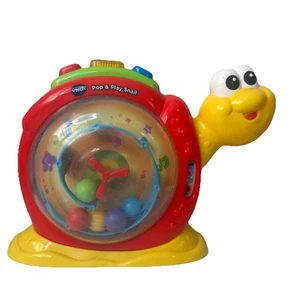 Vtech Pop n Play Snail, Toddler Interactive Toy with Music and Sounds Tested - Picture 1 of 7
