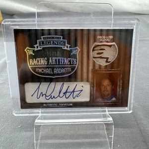 2009 Press Pass RSE-MiA Racing Articfacts Michael Andretti 05/10 Auto/Glove - Picture 1 of 22
