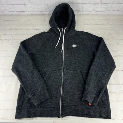 Sudadera con capucha Y2K Nike Sportswear Legacy cremallera completa gris felpa francesa talla grande para hombre Foto 1 de 4