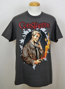 Camiseta Constantine DC Comics Comic Book Graphic Tee Cotton Gris oscuro NWT - Imagen 1 de 2