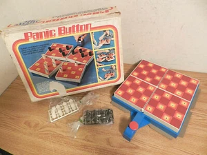 VINTAGE 1978 MEGO CORP. PANIC BUTTON CHECKERS BOARD GAME WITH ORIGINAL BOX - Picture 1 of 9