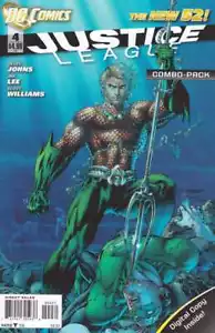 Justice League # 4 Jim lee Aquaman Polybagged Dc New 52 Series N mint 1st print - Foto 1 di 1