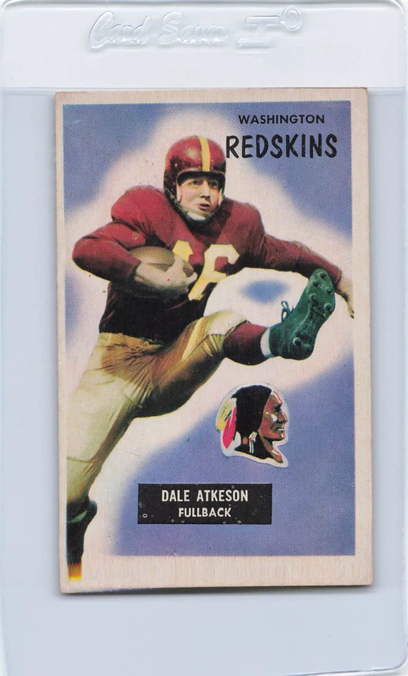 1955 Bowman #129 Dale Atekson Redskins EX *DA-A5706 - Image 1 of 1