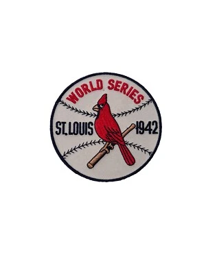 1942 St. Louis Cardinals MLB World Series Championship Jersey Patch - Image 1 of 2