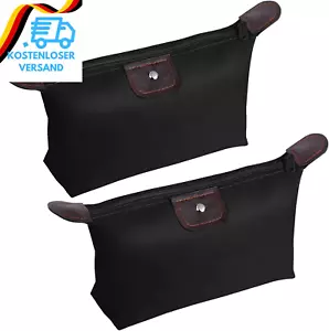 Aucuu 2 Stück Kosmetiktasche Klein, Schminktasche, Make-Up-Tasche, Kulturbeutel, - Bild 1 von 12