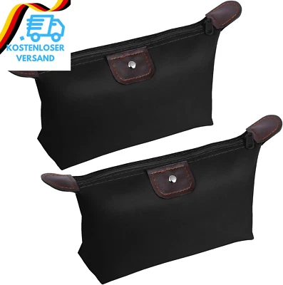 Aucuu 2 Stück Kosmetiktasche Klein, Schminktasche, Make-Up-Tasche, Kulturbeutel, - Bild 1 von 4