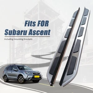Running Board Fits for Subaru Ascent 2019 - 2025 Side Steps Nerf Bar W/Brackets - Picture 1 of 13
