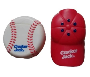 2 Cracker Jack Mini Telescope Prize Toy Baseball And Cap Toy 2000 - Picture 1 of 7