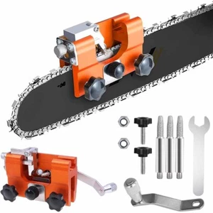 Chainsaw Chain Sharpening Jig Portable Hand Crank Timberline Sharpener Tool Set - Picture 1 of 6