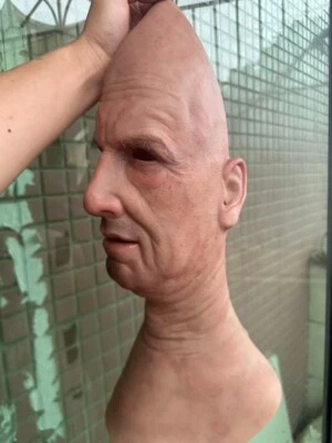 Maschera silicone morbido molto realistica gioco maschera nonno #KingFace FX Manson MASK - Immagine 1 di 4