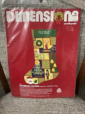 "PATCHWORK STOCKING"- Counted Cross Stitch Kit by Dimensions (14 x 20 in) - Image 1 of 4