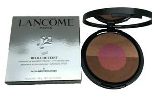 Lancome Belle De Teint Bronzer & Blush Harmony 01 PATIO MEDITERRANEEN 14 g NIB - Picture 1 of 6