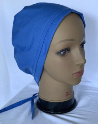 Sky Blue Scrub Cap Surgical Medical Hat One Size Unisex - Image 1 of 4