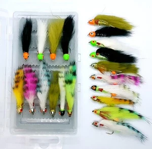 Conehead Zonkers Variety Sz8 Box Trout Streamers Zonker Fly Fishing Flies - Picture 1 of 5