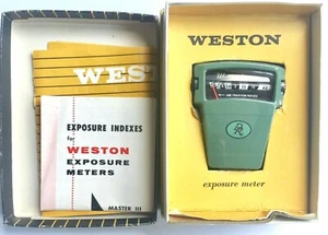 WESTON 854 DIREKT ABLESBARER BELICHTUNGSMESSER IN OVP MIT ANLEITUNG - Bild 1 von 3