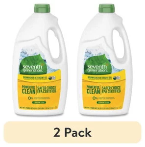 (2 pack) Lemon Dishwasher Detergent Gel, 42 oz - Picture 1 of 3