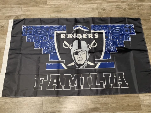 NFL Oakland Raiders FAMILIA Flag - 3x5 FT RAIDER NATION Cover