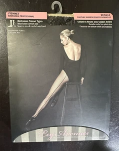 Leg Avenue Backseam Fishnet Tights Women Size A/B Black Professional Dance Wear - Picture 1 of 4