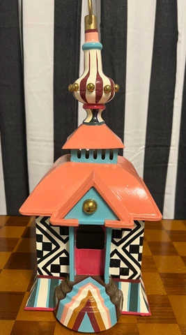 MACKENZIE-CHILDS  BIRD ABODE  BIRDHOUSE~Brand NEW~RETIRED🦜 Cover