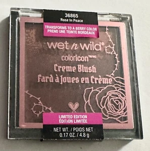 Wet n Wild Color icon Creme Blush Rose in Peace Limited Ed. Sealed Discontinued - Picture 1 of 8