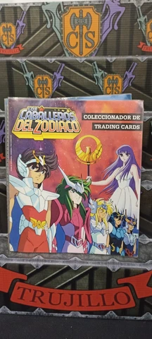 CABALLEROS DEL ZODIACO Saint Seiya TRAIDING CARDS Full Collection ARGENTINA 2000 Cover
