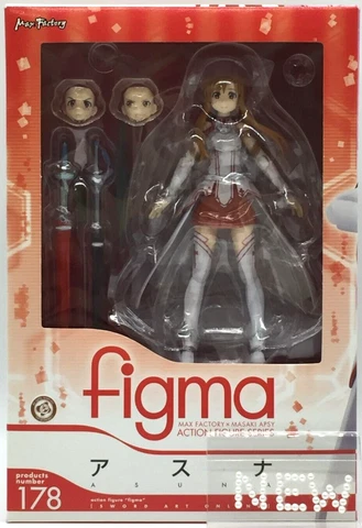 Asuna figma 178 SAO Sword Art Online Action Figure Max Factory 2015 From Japan Cover