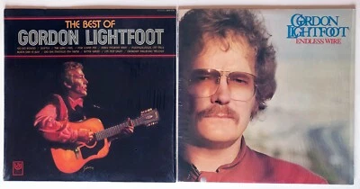 2 Gordon Lightfoot LP Record Albums, EX/EX, NM/NM, 1970/1978, includes "Best of" - Image 1 of 4