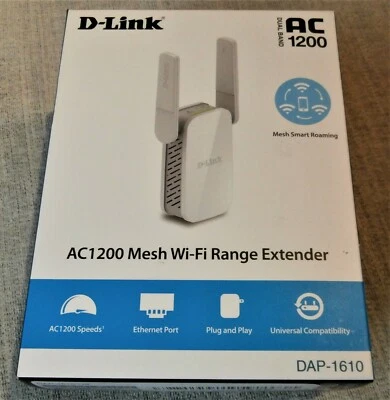 D-Link DAP-1610 AC1200 1200Mbps Dual-Band Wi-Fi Range Extender w/ Smart Signal  - Image 1 of 4