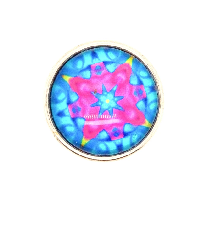 Di-VO Click Buttons Druckknopf Snap Stern-Rose - Bild 1 von 1