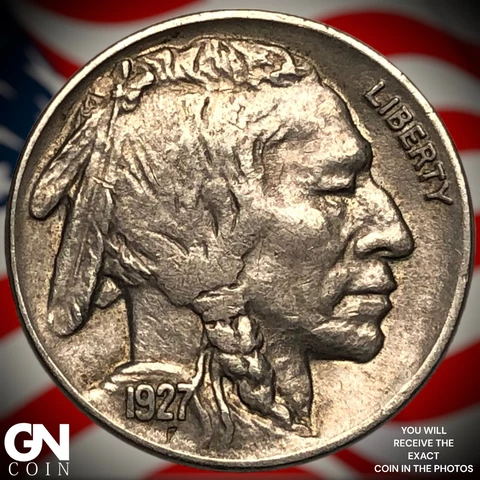 1927 P Buffalo Nickel  Q4270 Cover