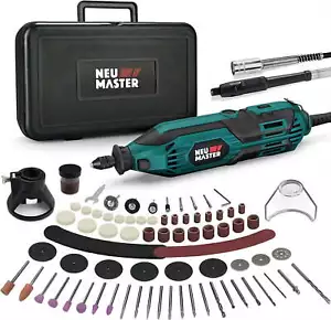 ROTARY TOOL Corded with 166 Accessories 6 Variable Speed 10000-35000 RPM - Picture 1 of 12
