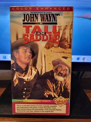 John Wayne: Tall In The Saddle (VHS, 1992) NEW, Sealed - Image 1 of 2