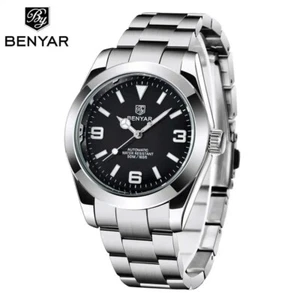 BENYAR 5177 Automatic Men's Watch Diver 50M Waterproof Stainless Luminous NEW - Picture 1 of 6