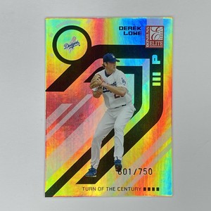 2005 Donruss Elite Turn of the Century Derek Lowe /750 #26 Los Angeles Dodgers