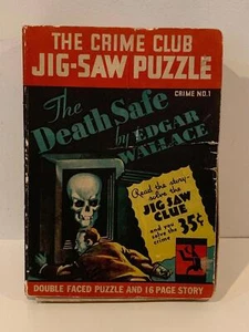 The Crime Club 1933 200 piece Jig-Saw Puzzle by Edgar Wallace - Picture 1 of 5