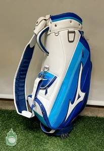 Nuevo bolso de personal de 6 vías Mizuno Tour azul medio/blanco sin capota para la lluvia - Imagen 1 de 9