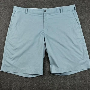 Nike Golf Tour Performance Shorts Mens 42 Dri Fit Blue Striped - Picture 1 of 13