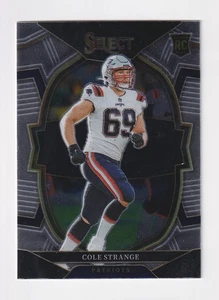 2022 PANINI SELECT FOOTBALL COLE STRANGE CONCOURSE LEVEL ROOKIE CARD 91 - Picture 1 of 2