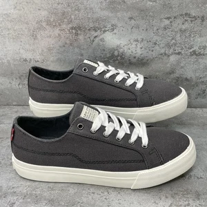 Levis Canvas Trainers Men’s Decon Lace Up Casual Shoes Ortholite Size UK 7 EU 40 - Picture 1 of 22