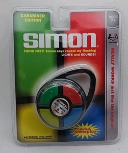 Simon Carabiner Edition Electronic Light Up Simon Says Memory Game New - Picture 1 of 2