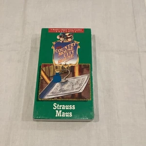 Die Landmaus und die Stadt Maus Abenteuer Strauss Maus VHS - 1997 SEALED - Bild 1 von 4
