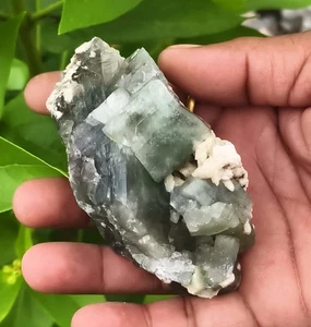 Marshy Apophyllite On Heulandite Minerals Specimen India BO=27 - Picture 1 of 8