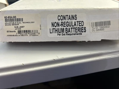 Interlogix ITI 60-834-95 Dual Technology Sound Sensor NX-487 FlexGuard 319.5 - Image 1 of 3