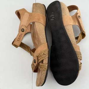 Taos Trulie Camel Sandals Womens US Size 10/10.5 EU 41 - Picture 1 of 9
