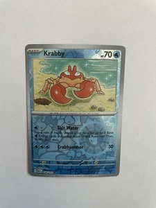 Krabby 098/165 Sv: Scarlet & Violet 151 Reverse Holo - Picture 1 of 1
